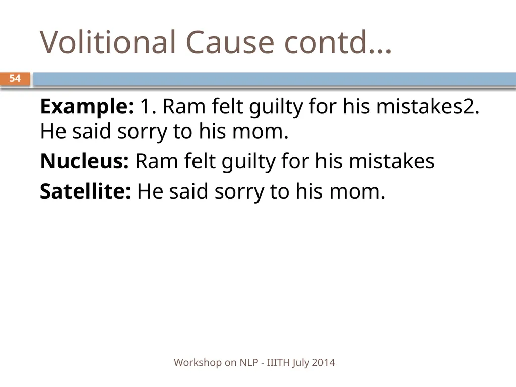 Discourse Processing Ranjani Parthasarathi - slide 54 of 99