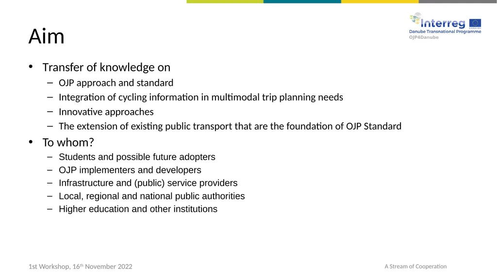 1st Workshop on Knowledge Transfer to Western - slide 4 of 15