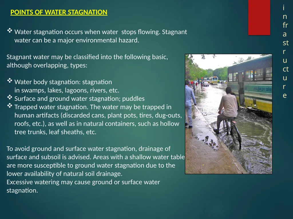 STORM WATER Subject: Infrastructure and Transport - slide 4 of 5