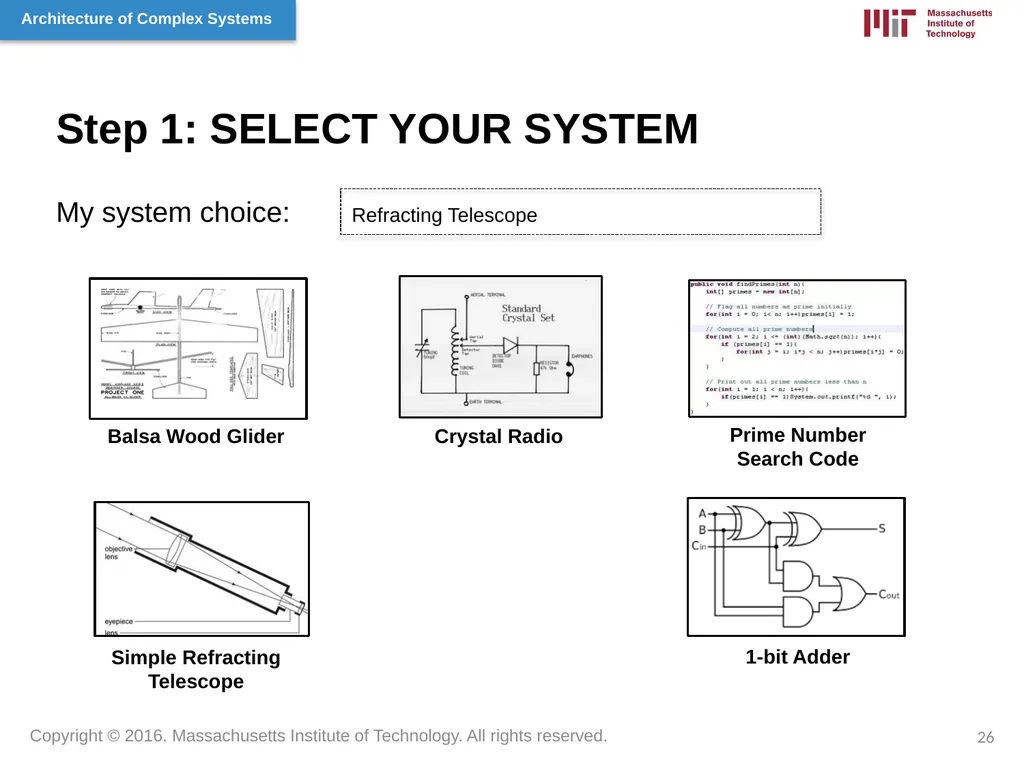 Architecture of Complex Systems Week 1: Systems - slide 26 of 31