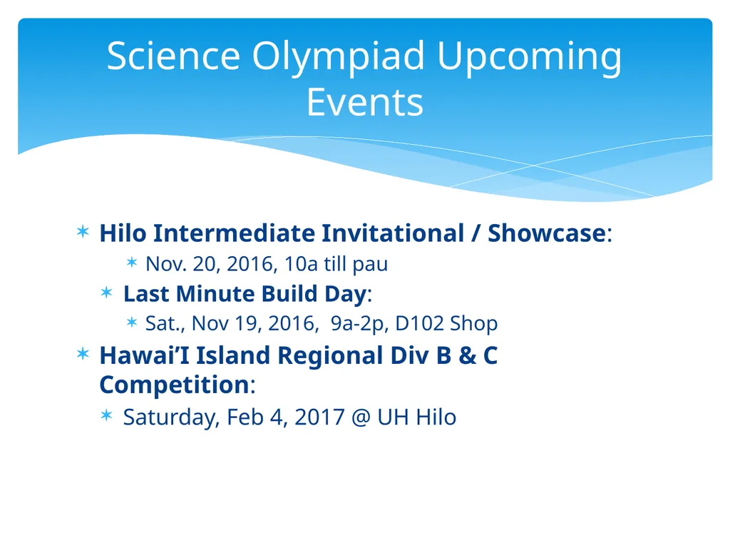 Welcome Hilo Complex Faculty & Staff! STEAM - slide 7 of 10