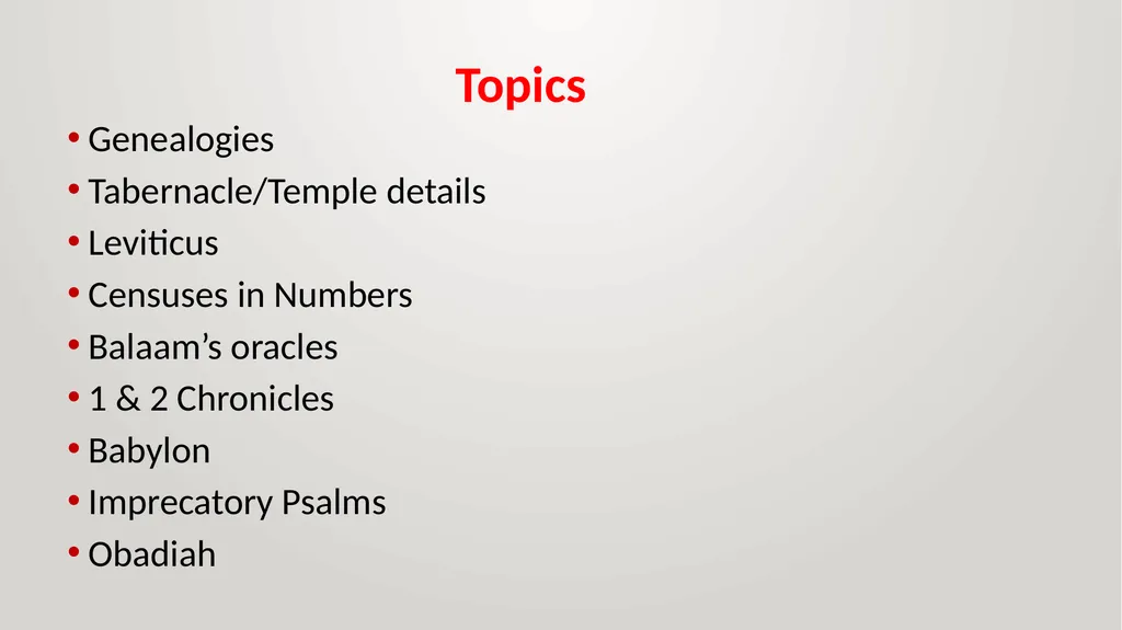 “All Scripture is…Profitable” 2 Timothy 3:16 2 - slide 18 of 21
