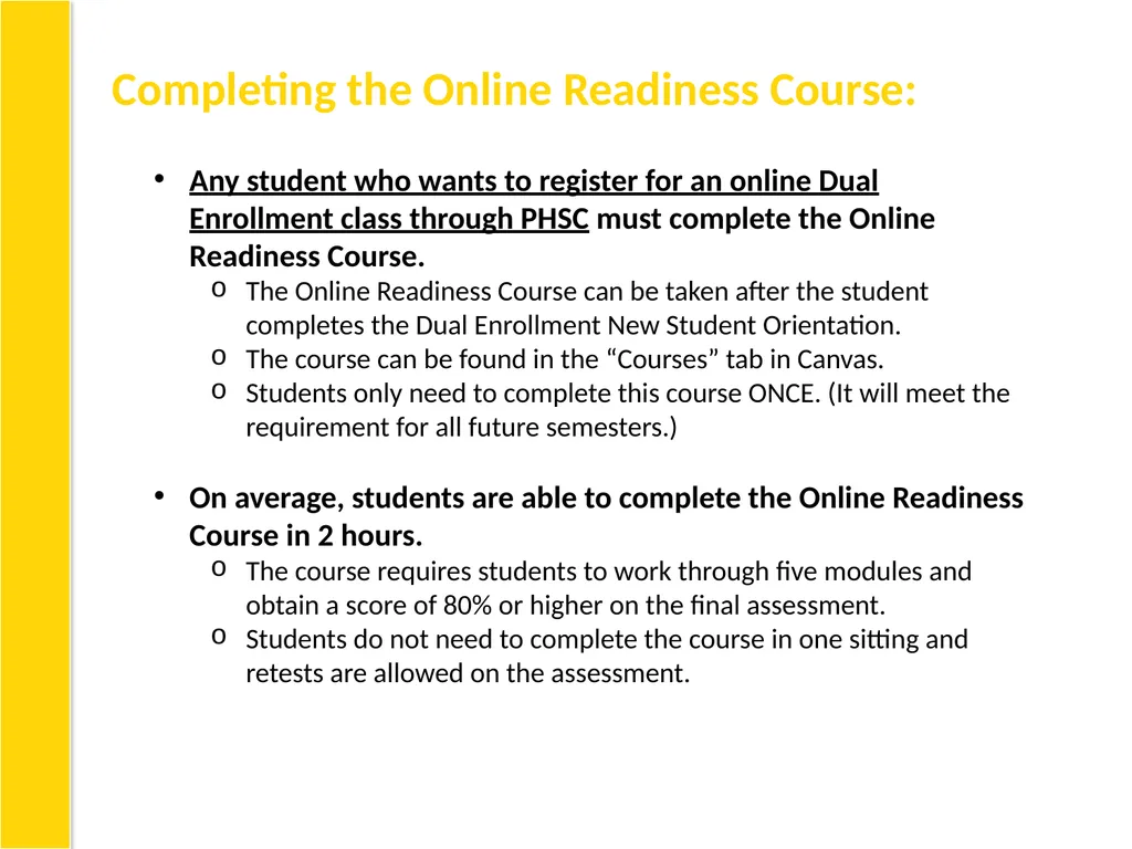 Step-by-Step Guide for Dual Enrollment Steps 1-3: - slide 28 of 32