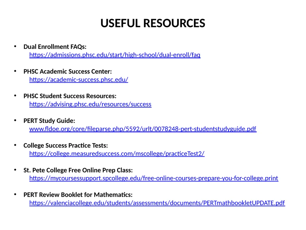 Step-by-Step Guide for Dual Enrollment Steps 1-3: - slide 32 of 32