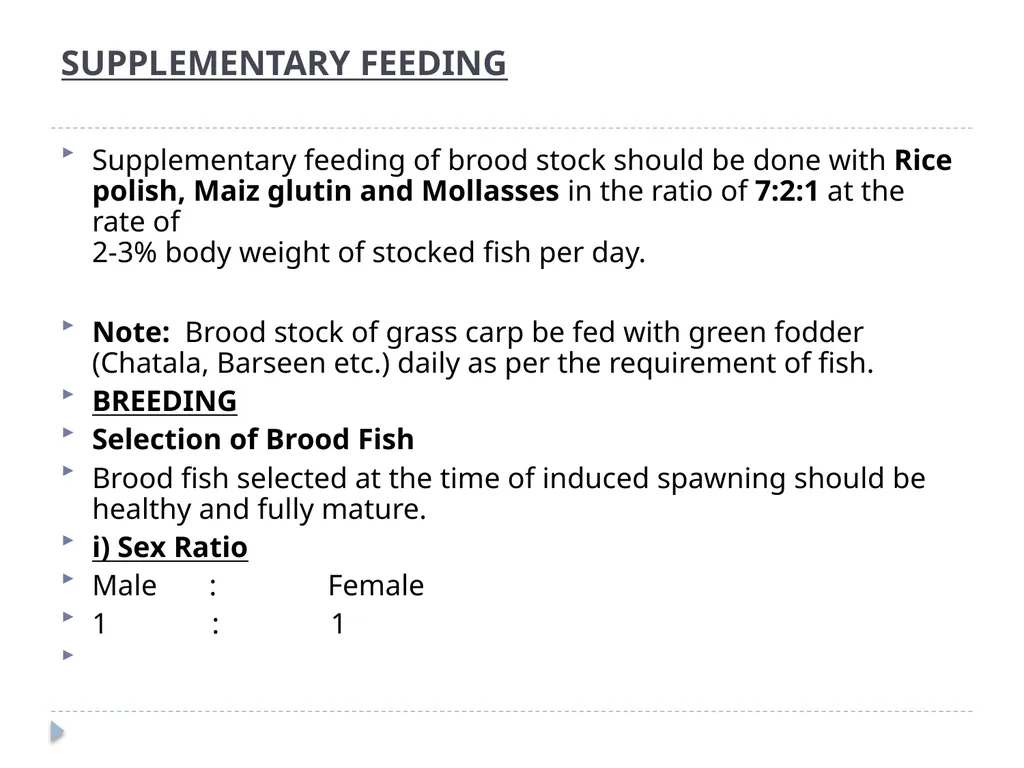FISH BREEDING MTB7, Sadia Tahir FISH BREEDING - slide 3 of 11