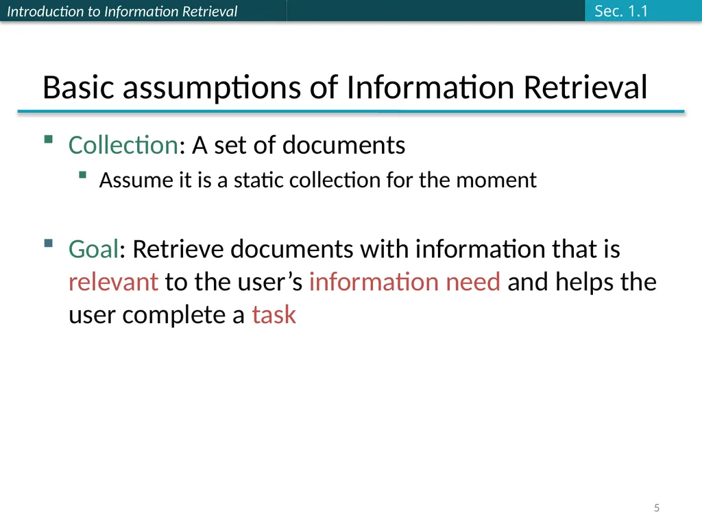 Introducing Information Retrieval and Web Search - slide 5 of 53