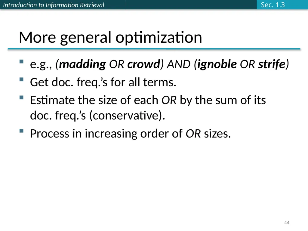 Introducing Information Retrieval and Web Search - slide 38 of 53
