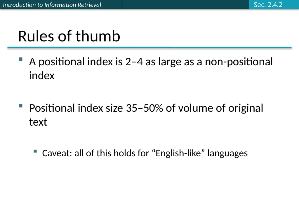 Introducing Information Retrieval and Web Search - slide 52 of 53