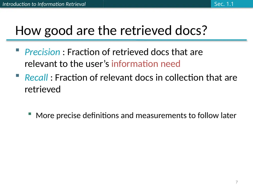Introducing Information Retrieval and Web Search - slide 7 of 53