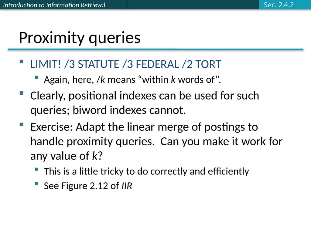 Introducing Information Retrieval and Web Search - slide 49 of 53