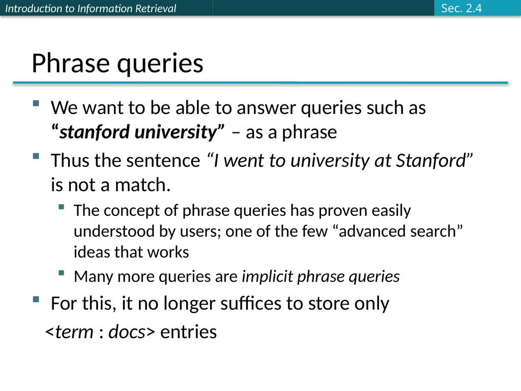 Introducing Information Retrieval and Web Search - slide 42 of 53