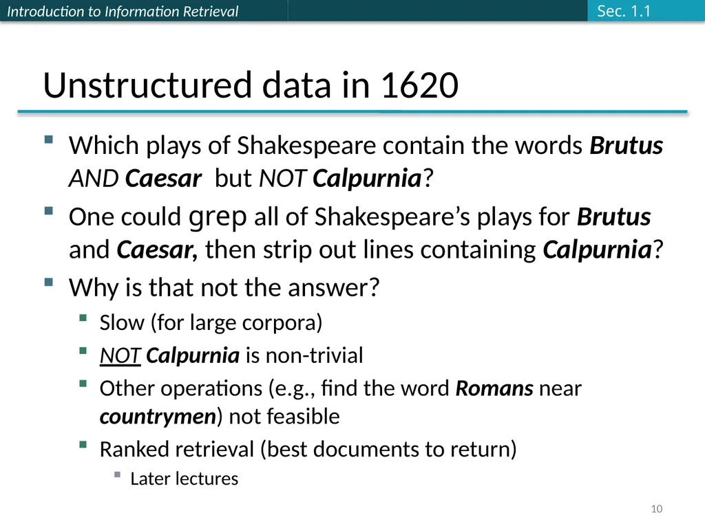 Introducing Information Retrieval and Web Search - slide 9 of 53