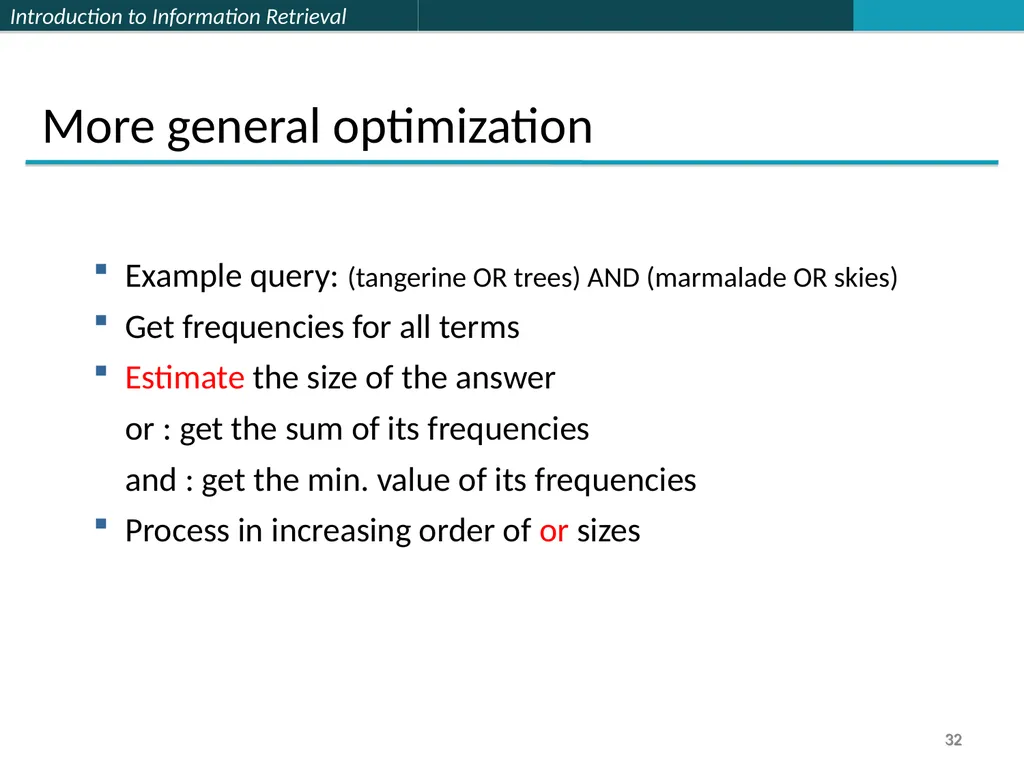 Lecture 1 : Full-text Indexing 楊立偉教授 台灣科大資管系 - slide 32 of 39
