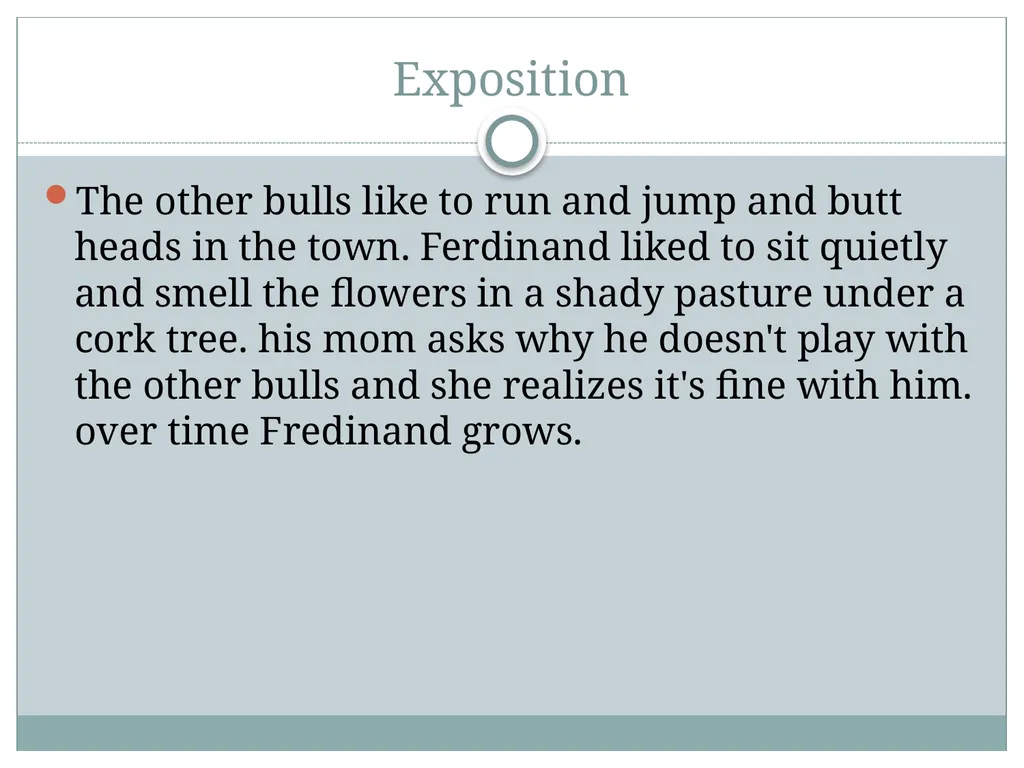 The Story of Ferdinand Exposition The other bulls - slide 2 of 6