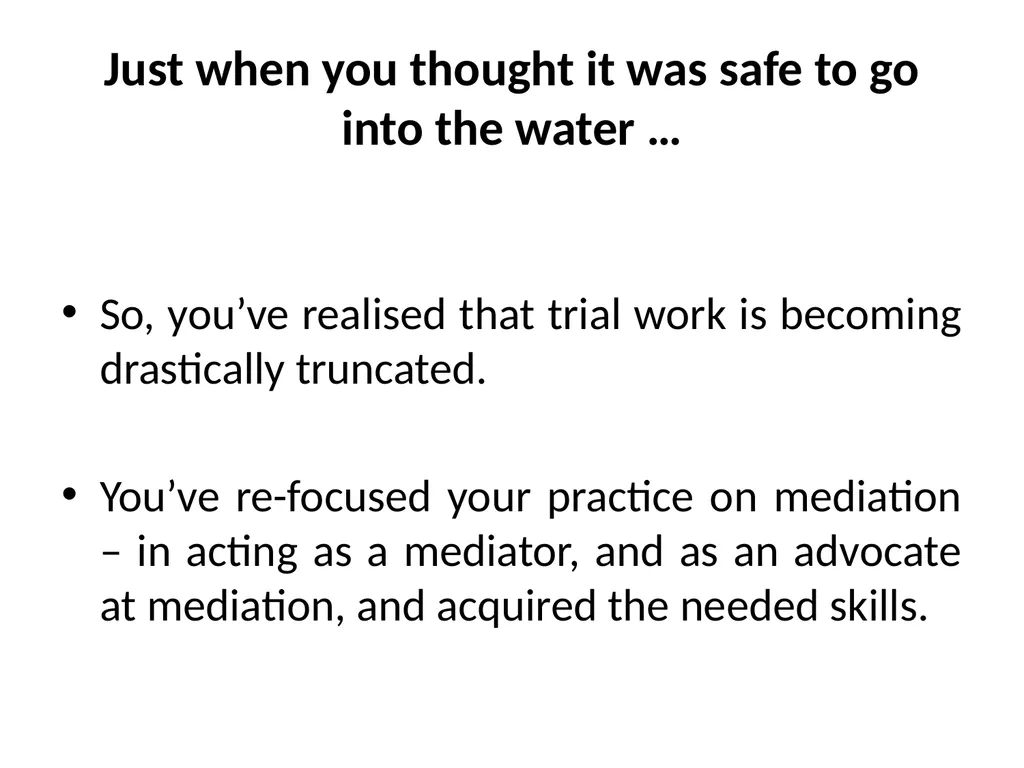 Technology in ADR: Computers as Mediators Just - slide 2 of 16