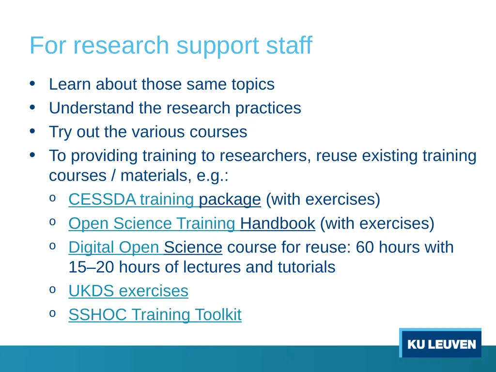 Skills development for Open Science Sharing (open) - slide 10 of 12