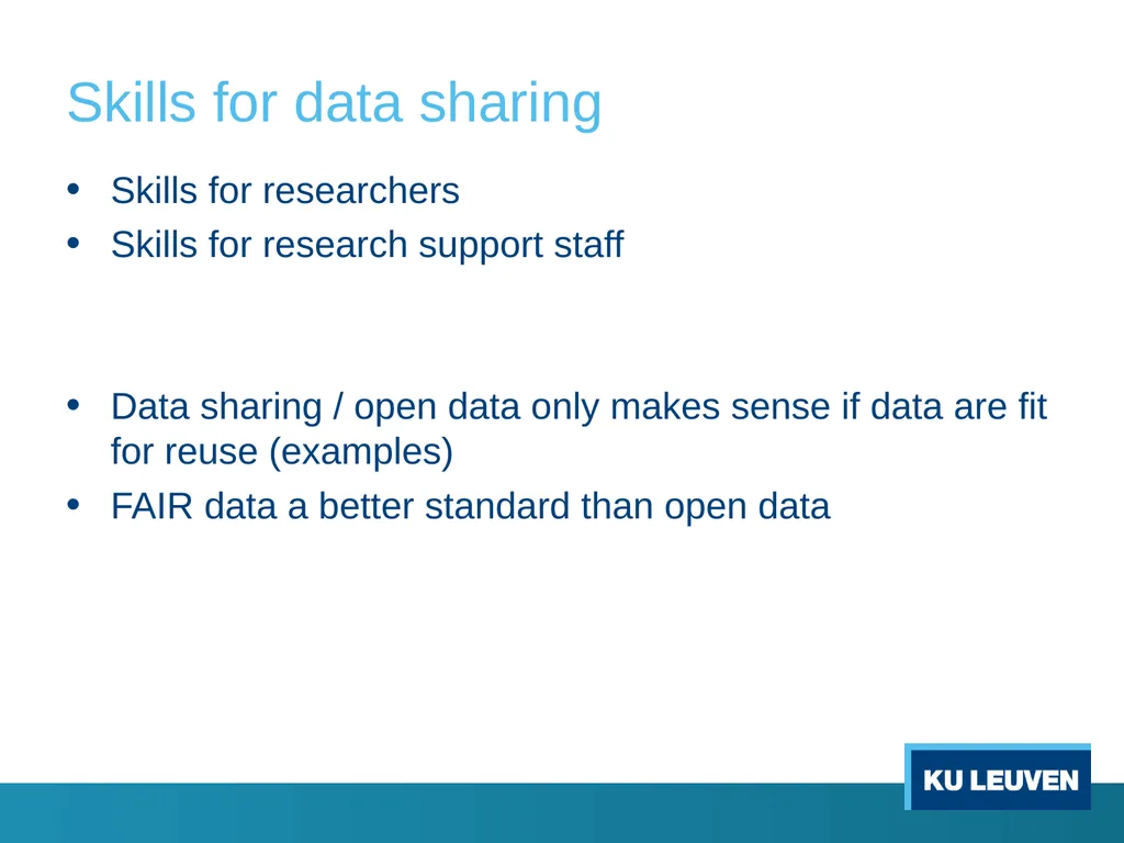 Skills development for Open Science Sharing (open) - slide 2 of 12