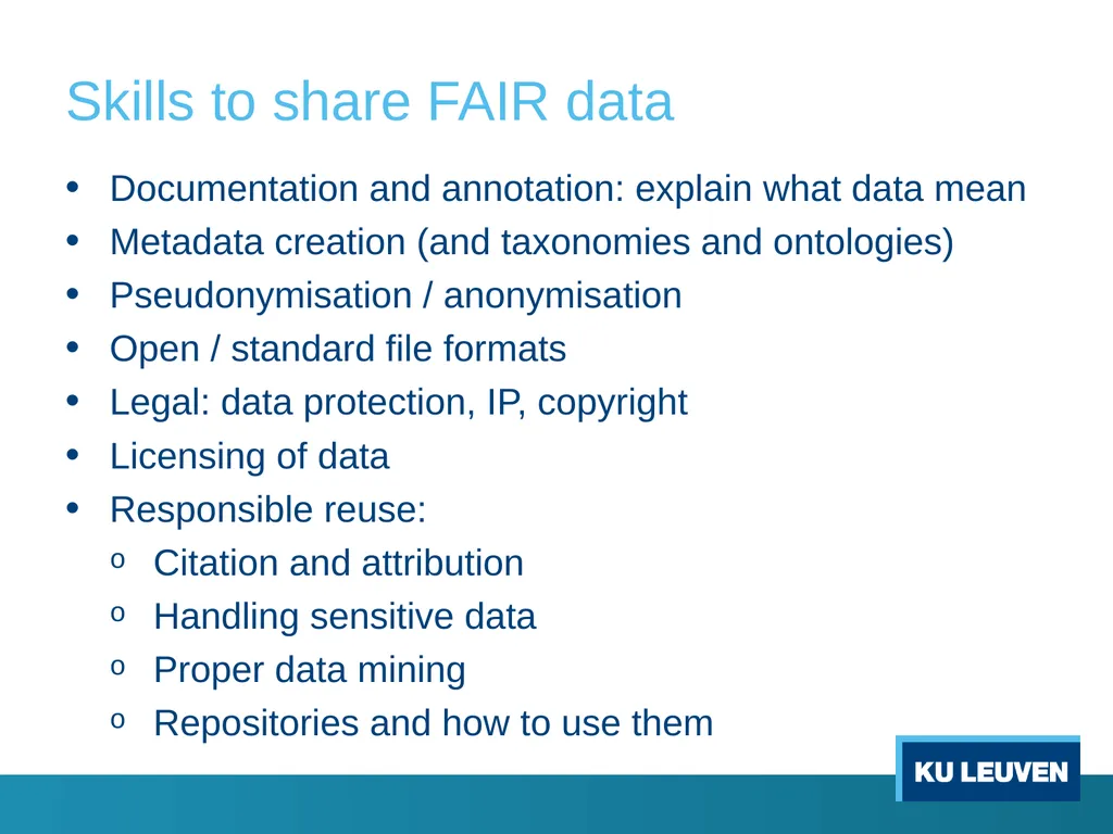 Skills development for Open Science Sharing (open) - slide 5 of 12