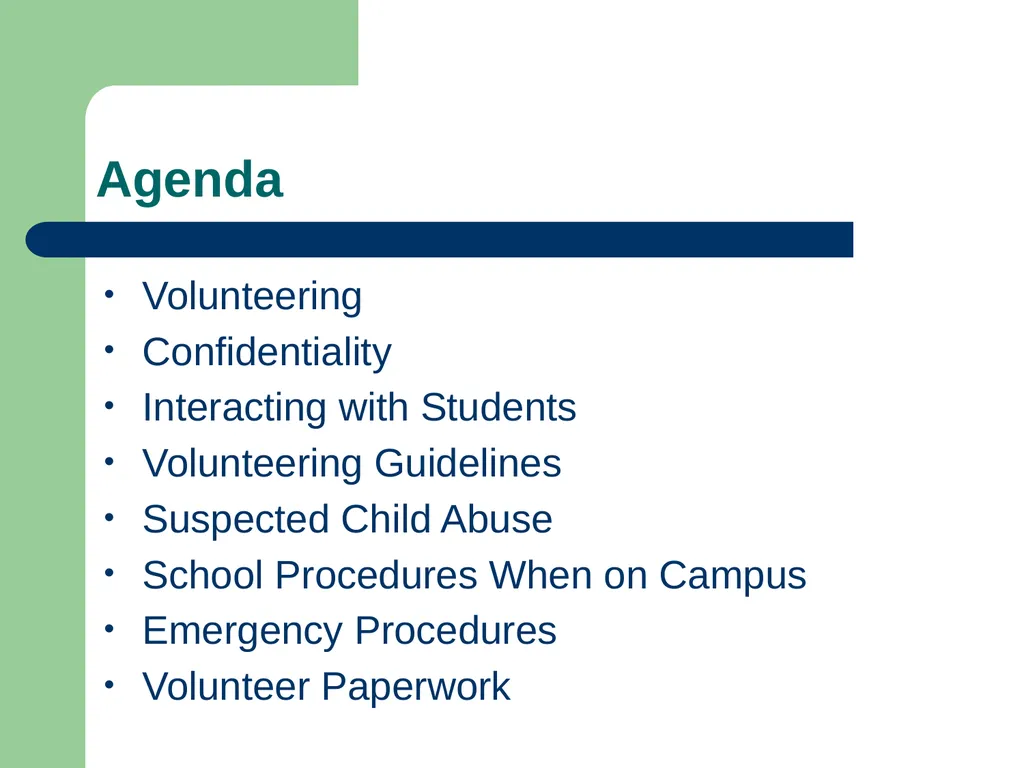 High Meadows School Volunteering and - slide 2 of 30