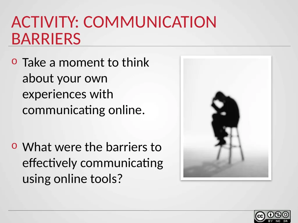 Communication strategies in Online Environments - slide 7 of 27