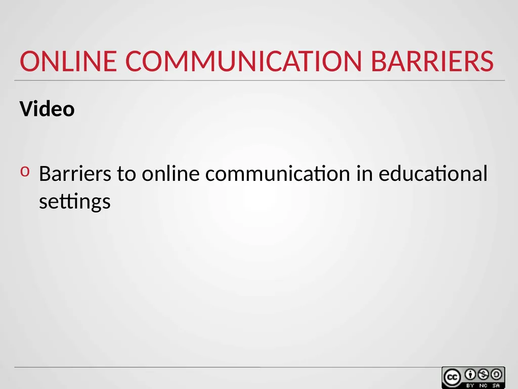 Communication strategies in Online Environments - slide 6 of 27