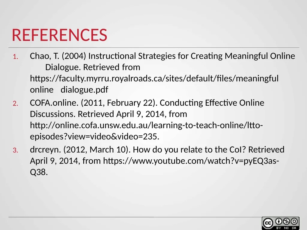Communication strategies in Online Environments - slide 25 of 27