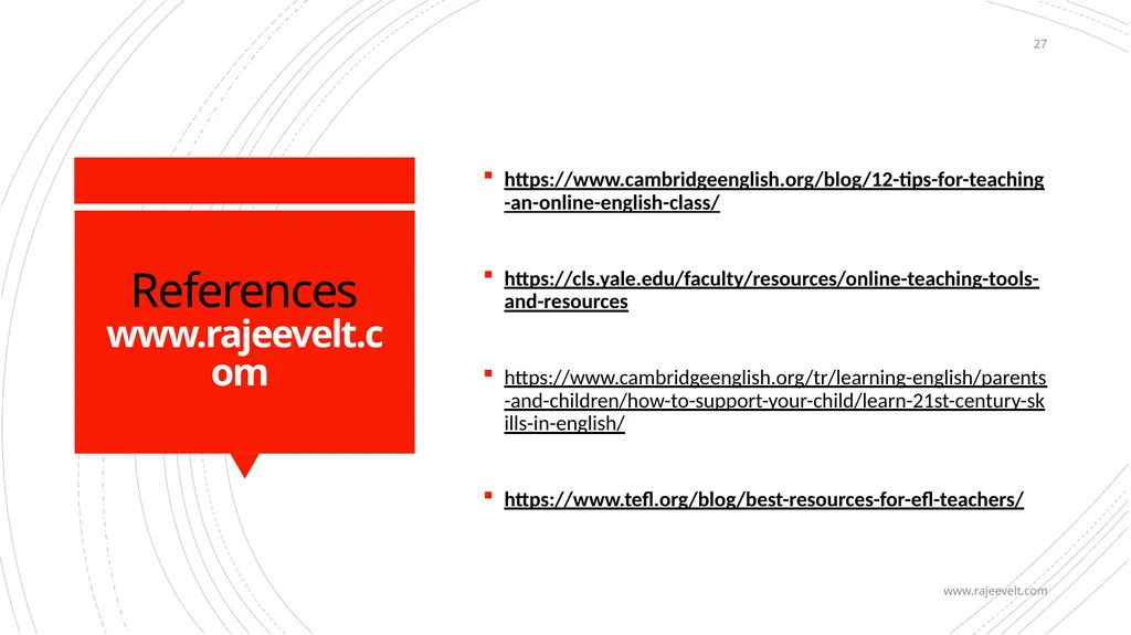 EFL Teacher Expectation for Fully Digital World - slide 27 of 27