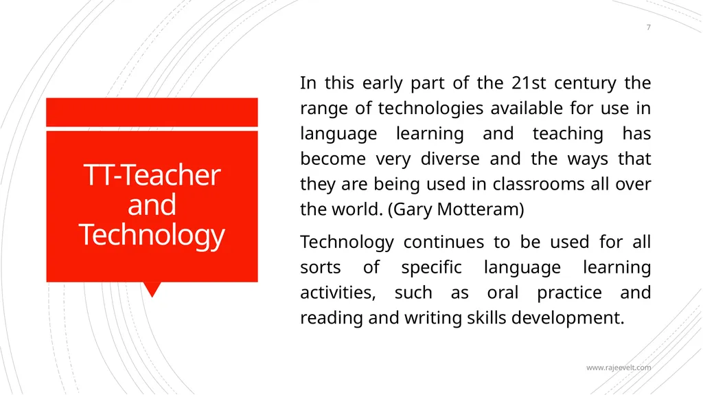 EFL Teacher Expectation for Fully Digital World - slide 7 of 27