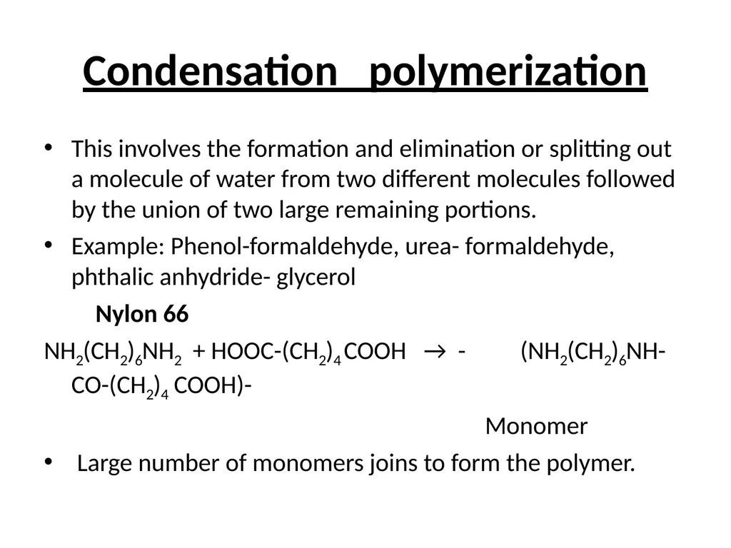 Plastics Monomer Monomer These are repeating basic - slide 15 of 27