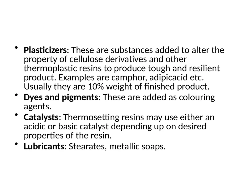 Plastics Monomer Monomer These are repeating basic - slide 19 of 27