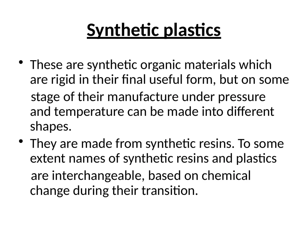 Plastics Monomer Monomer These are repeating basic - slide 4 of 27
