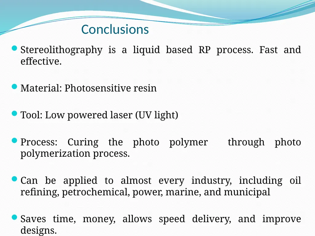 Classification of RP Technologies There are - slide 19 of 19