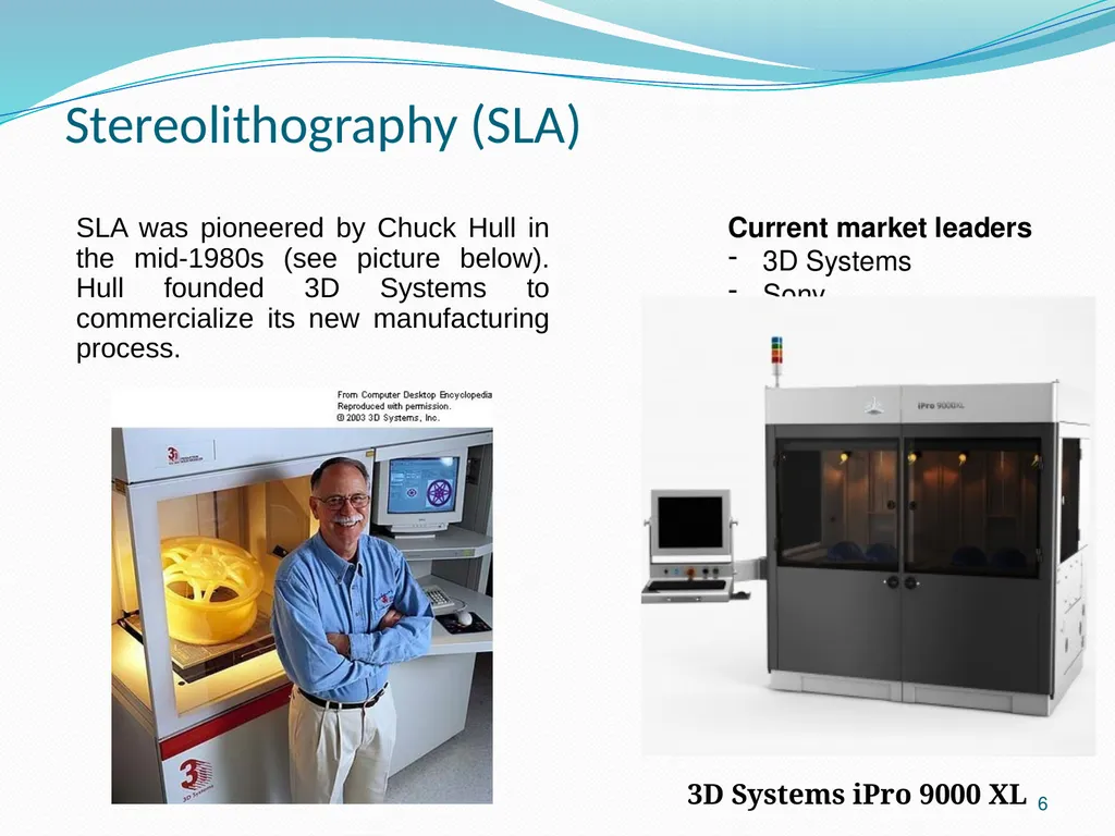 Classification of RP Technologies There are - slide 6 of 19