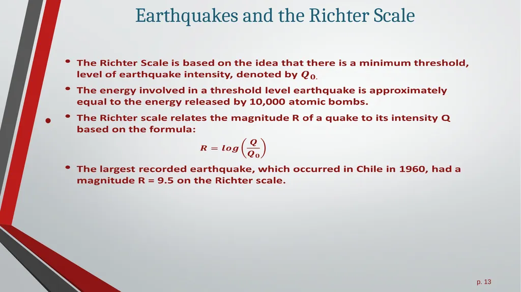 Logarithmic Functions All slides in this - slide 13 of 17