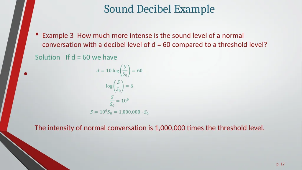 Logarithmic Functions All slides in this - slide 17 of 17