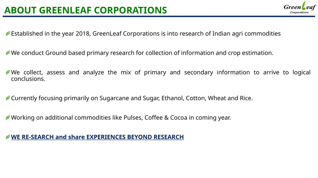 INDIAN SUGAR BALANCE SHEET CHINIMANDI Mumbai – 19 - slide 2 of 10