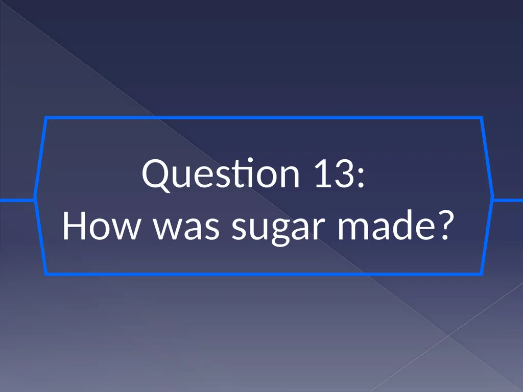Slavery and the sugar plantation Learning - slide 12 of 20