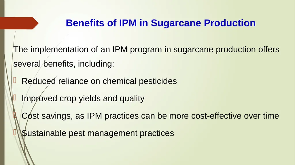 Integrated Pest Management Strategies for Suitable - slide 18 of 21