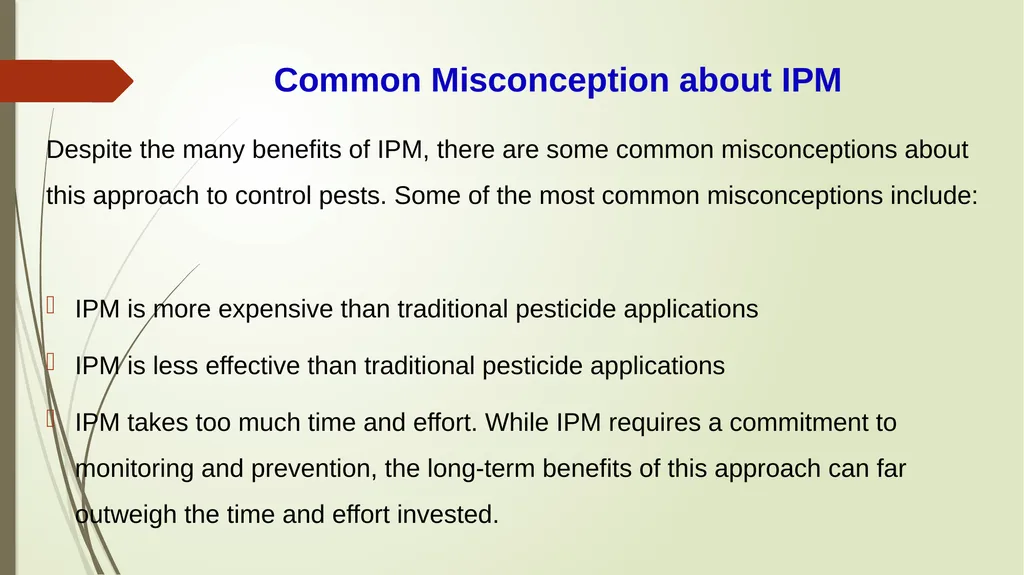 Integrated Pest Management Strategies for Suitable - slide 19 of 21