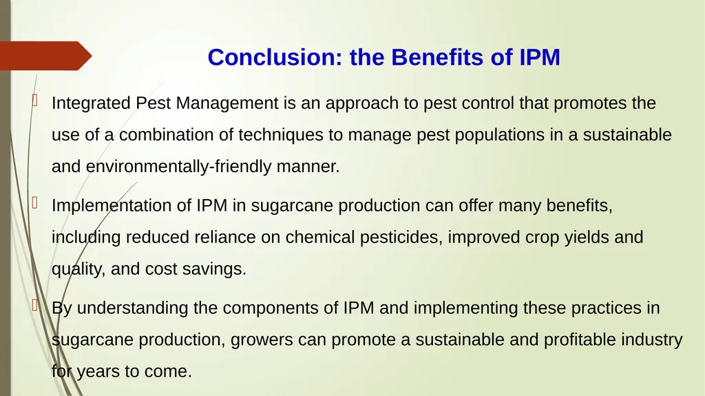 Integrated Pest Management Strategies for Suitable - slide 20 of 21