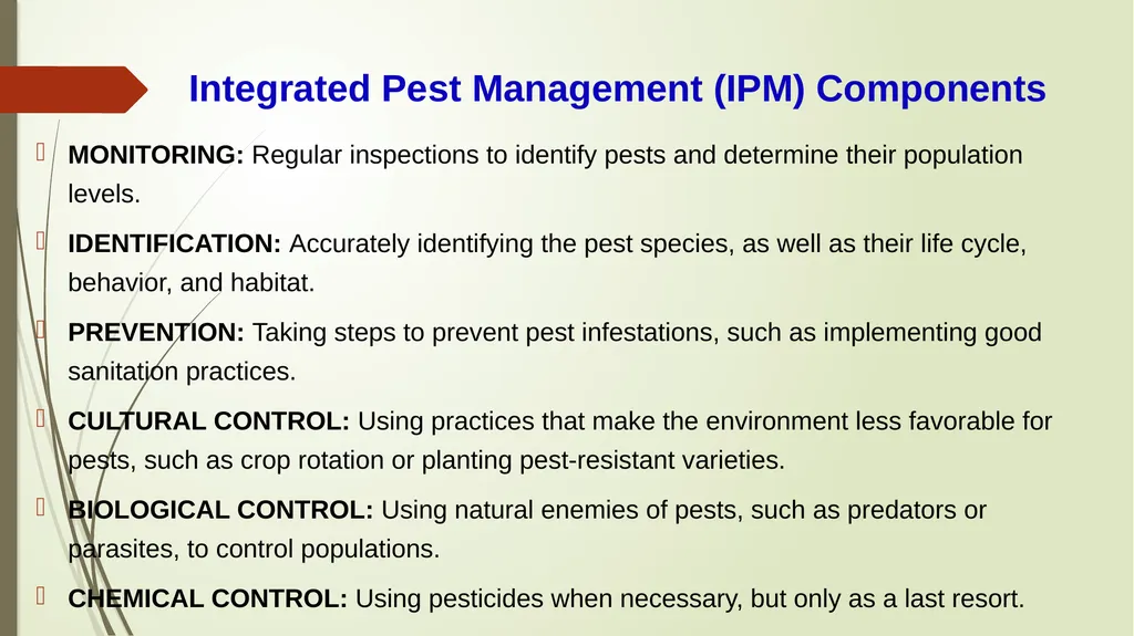 Integrated Pest Management Strategies for Suitable - slide 4 of 21