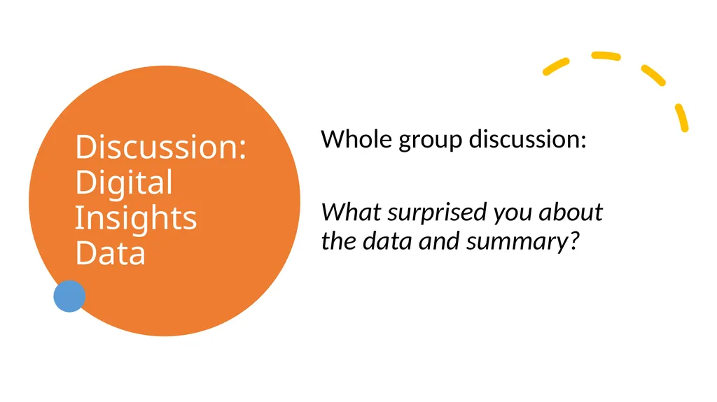 Session structure Discussion based: Current - slide 27 of 30