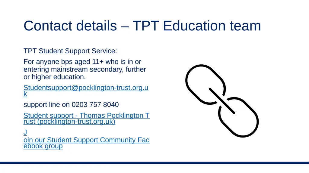 Blind and partially sighted students in post 16 - slide 22 of 23