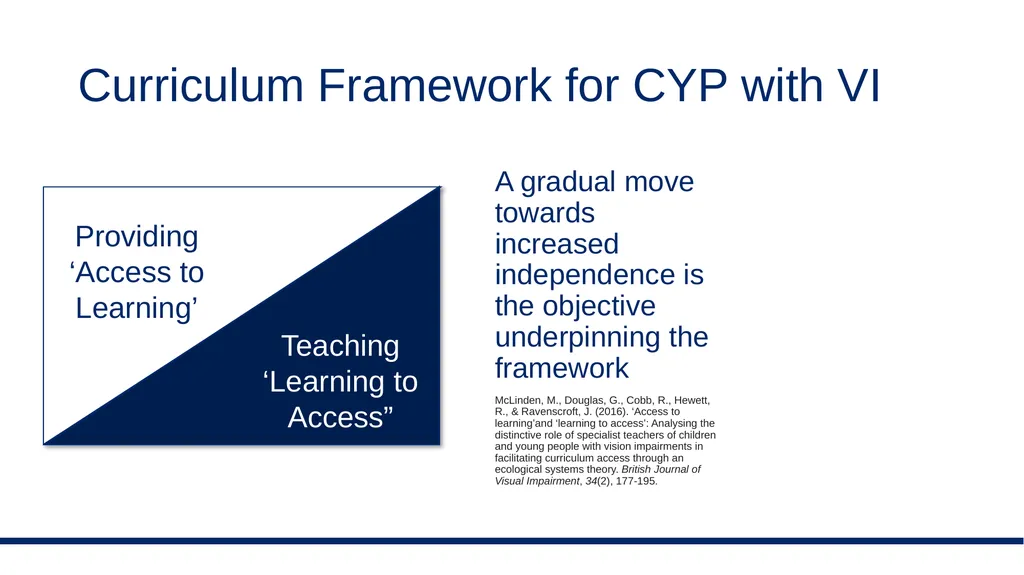 Blind and partially sighted students in post 16 - slide 5 of 23