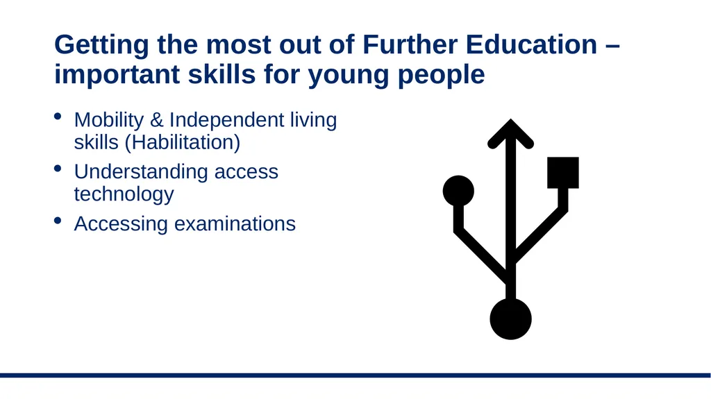 Blind and partially sighted students in post 16 - slide 7 of 23