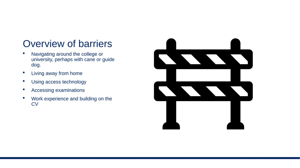 Blind and partially sighted students in post 16 - slide 6 of 23