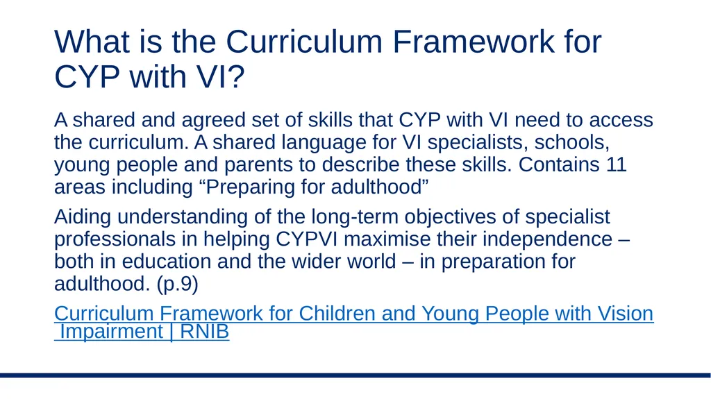 Blind and partially sighted students in post 16 - slide 4 of 23