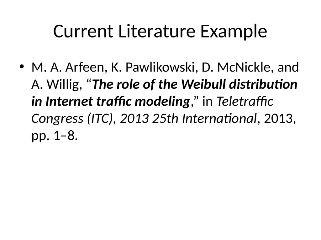 Network Design and Optimization Queueing Theory - slide 25 of 27