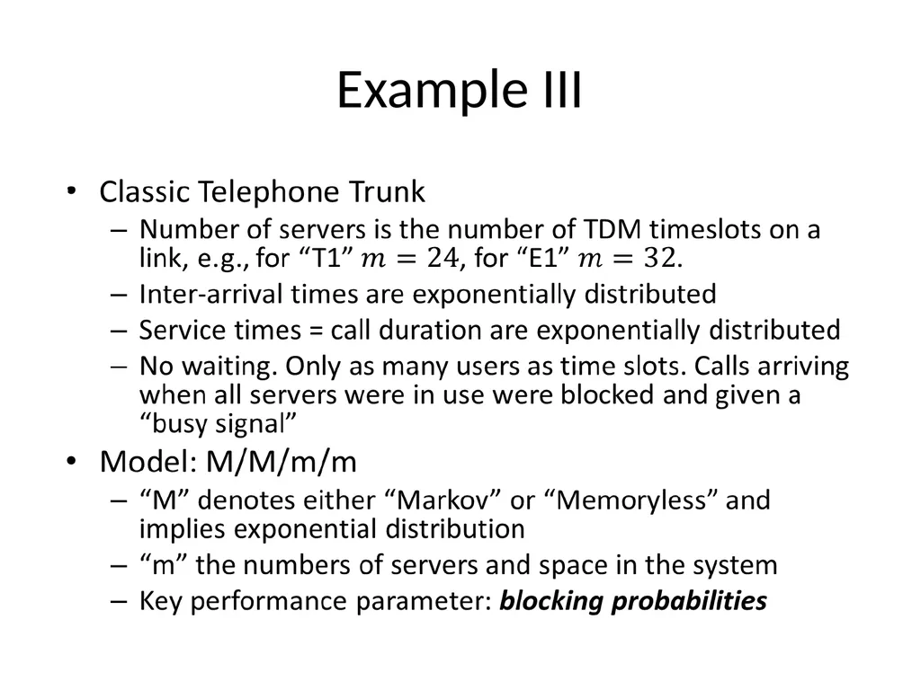 Network Design and Optimization Queueing Theory - slide 9 of 27