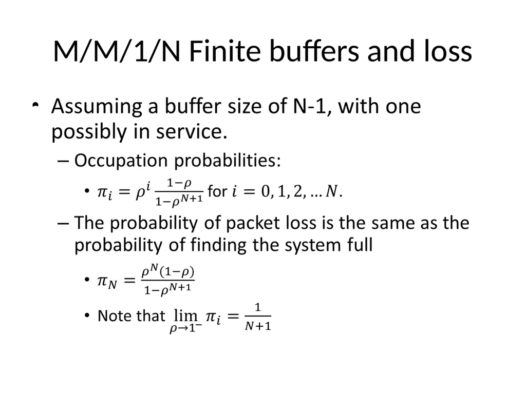 Network Design and Optimization Queueing Theory - slide 18 of 27
